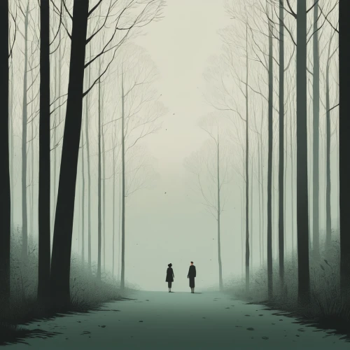 forest walk,vintage couple silhouette,foggy forest,stroll,forest road,forest path,the forest,the woods,couple silhouette,forest background,haunted forest,walk with the children,winter forest,happy children playing in the forest,in the forest,hikers,forest,autumn walk,the forests,forest of dreams,Illustration,Japanese style,Japanese Style 08