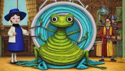 moray,studio ghibli,dinosaruio,cynthia (subgenus),garp fish,crocodile woman,whiptail,iguana,trilobite,muroidea,giant lizard,saurian,giant frog,cuthulu,wonder gecko,chondro,cj7,jiminy cricket,raramuris,dinokonda,Illustration,Abstract Fantasy,Abstract Fantasy 12