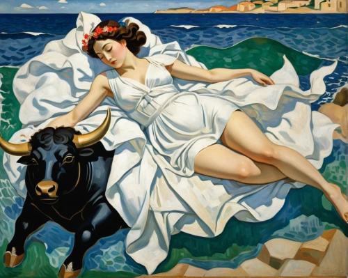 the sea maid,david bates,art deco woman,woman on bed,breton,vintage art,achille,aphrodite,la violetta,italian poster,art deco,girl on the boat,girl with dog,campania,ulysses,art nouveau,girl with a dolphin,mare,basset artésien normand,viareggio,Art,Artistic Painting,Artistic Painting 40