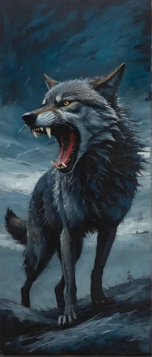 howling wolf,tamaskan dog,canis lupus,wolf,werewolf,wolfdog,schipperke,black shepherd,werewolves,wolf bob,posavac hound,feral,coyote,wolves,wolf hunting,constellation wolf,european wolf,gray wolf,canis lupus tundrarum,predation,Illustration,Abstract Fantasy,Abstract Fantasy 15