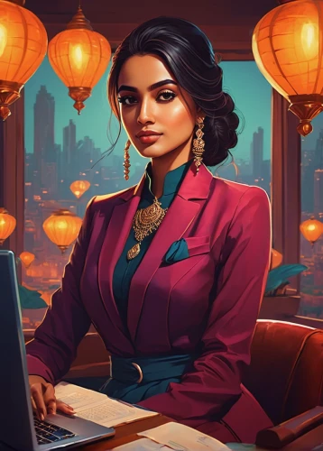 business woman,night administrator,librarian,secretary,businesswoman,jaya,girl at the computer,business girl,administrator,game illustration,business women,bussiness woman,rosa ' amber cover,office worker,portrait background,business angel,computer business,women in technology,receptionist,blur office background,Conceptual Art,Fantasy,Fantasy 21