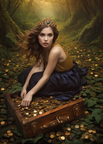 faery,mystical portrait of a girl,faerie,dryad,fantasy picture,fantasy art,fantasy portrait,treasure chest,celtic woman,fae,faun,windfall,fairy tale character,the enchantress,music chest,romantic portrait,divination,fairy tale,enchanting,sorceress,Photography,Artistic Photography,Artistic Photography 14