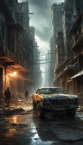 dodge challenger,dodge charger,dodge intrepid,post-apocalyptic landscape,street canyon,sci fiction illustration,ford gt 2020,post apocalyptic,futuristic landscape,destroyed city,world digital painting,concept art,chevrolet impala,chevrolet corvette,pontiac grand prix,game illustration,ghost car rally,abandoned car,pontiac firebird,black city,Conceptual Art,Daily,Daily 32