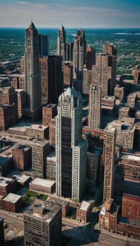 detroit,indianapolis,omaha,cincinnati,atlanta,aerial photography,tall buildings,business district,financial district,cleveland,philadelphia,columbus,aerial shot,aerial photograph,midtown,tilt shift,minneapolis,willis tower,drone image,urban development,Illustration,American Style,American Style 08