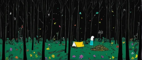 fireflies,falling stars,firefly,forest of dreams,stargazing,fairy forest,the forest,cartoon forest,moonstuck,hanging stars,starry night,the woods,forest floor,meteor shower,the forest fell,night stars,forest dark,forest background,constellations,forest,Illustration,Children,Children 06