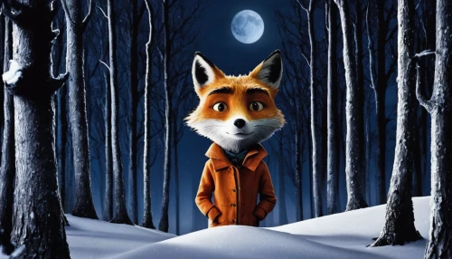 fox hunting,red fox,moonlit night,night watch,winter animals,forest animal,a fox,grey fox,redfox,canidae,fox,full moon,woodland animals,forest animals,foxes,anthropomorphized animals,vulpes vulpes,full moon day,south american gray fox,moonlit,Photography,Artistic Photography,Artistic Photography 06