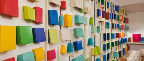 post-it notes,book wall,sticky notes,bookshelves,post its,color wall,book bindings,shelving,bookcase,book pages,book store,paint boxes,stack book binder,toy blocks,shelves,page dividers,bookshelf,bookmarker,letter blocks,color book,Illustration,Retro,Retro 20