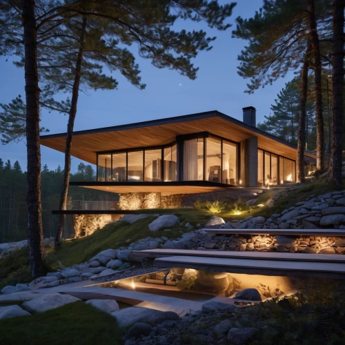 dunes house,timber house,house in the forest,summer house,modern house,modern architecture,cubic house,house in mountains,the cabin in the mountains,house in the mountains,landscape lighting,danish house,new england style house,chalet,mid century house,log home,beautiful home,luxury property,wooden house,holiday home,Photography,General,Natural