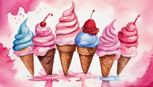 ice cream cones,ice cream icons,pink ice cream,soft serve ice creams,ice-cream,ice creams,icecream,variety of ice cream,ice cream,ice cream cone,ice cream shop,strawberry ice cream,ice cream parlor,sweet ice cream,kawaii ice cream,sundaes,ice cream van,ice cream on stick,ice cream stand,knickerbocker glory,Illustration,Paper based,Paper Based 24