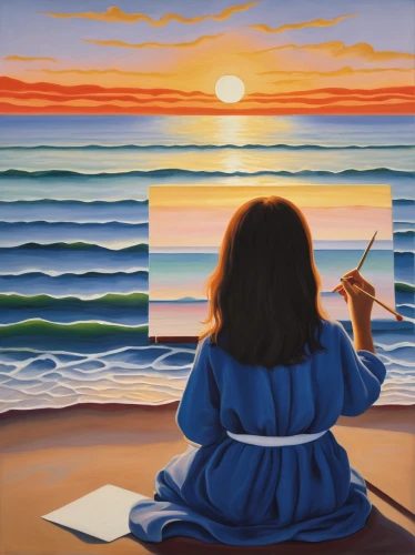 meticulous painting,art painting,painting technique,painting,painter,morning illusion,glass painting,oil painting on canvas,beach landscape,seascape,paint a picture,photo painting,italian painter,artist,oil on canvas,girl studying,paintings,oil painting,woman playing,painting work,Art,Artistic Painting,Artistic Painting 21