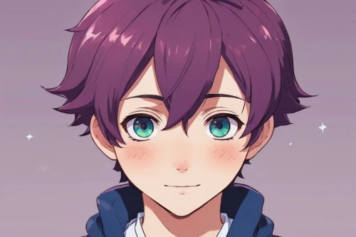 anime boy,chaoyang,shouta,kawaii boy,mc,cinnamon roll,png transparent,edit icon,purple background,violet eyes,forehead,hinata,yuki nagato sos brigade,kado,portrait background,transparent background,wiz,purple blue,purple chestnut,morgan,Illustration,Japanese style,Japanese Style 02