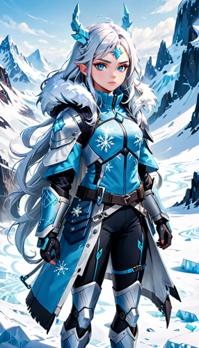 winterblueher,ice queen,glacial,glacier,winter background,a200,monsoon banner,aqua,nordic,arctic,nunatak,glacial melt,father frost,the glacier,ice princess,icemaker,mountain guide,eternal snow,polar,swordswoman,Anime,Anime,General