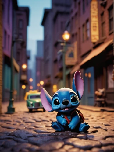 stitch,cute cartoon character,dumbo,disney character,shanghai disney,cute cartoon image,lilo,city ​​portrait,jiminy cricket,disney,mice,smurf figure,little rabbit,thumper,3d fantasy,mouse,aladdin,aladin,jack rabbit,disneyland paris,Unique,3D,Toy