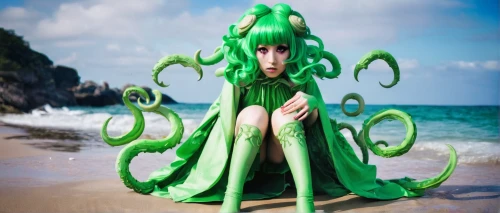 tentacles,cnidarian,squid rings,tentacle,medusa gorgon,cephalopod,medusa,patrol,cnidaria,squid,under sea,octopus,calamari,aaa,seaweed,sea god,kraken,fun octopus,elf,three-lobed slime,Illustration,Realistic Fantasy,Realistic Fantasy 47