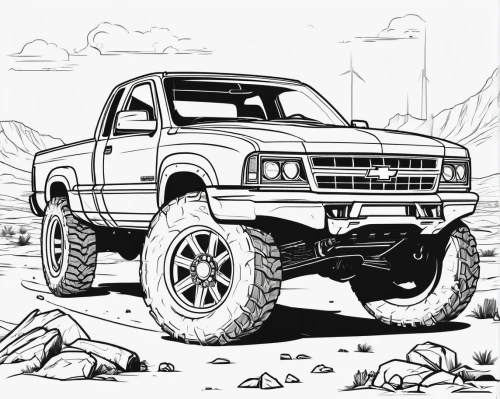 ford ranger,ford bronco,coloring page,pickup-truck,ford truck,ford bronco ii,subaru rex,dodge dakota,4 runner,truck,pickup truck,ford f-series,raptor,offroad,ford super duty,4wd,ford,chevrolet colorado,off-road outlaw,ford f-350,Illustration,Black and White,Black and White 04
