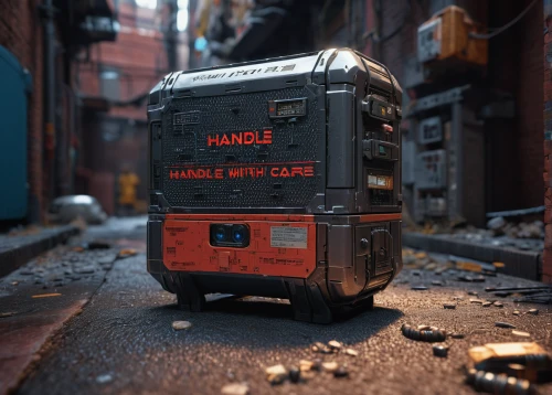 courier box,chemical container,canister,newspaper box,rangefinder,waste container,hazardous,danbo,grenade,b3d,module,3d render,armored car,half life,hk,hand grenade,trolley bus,crucible,garbage truck,boom box,Photography,General,Sci-Fi