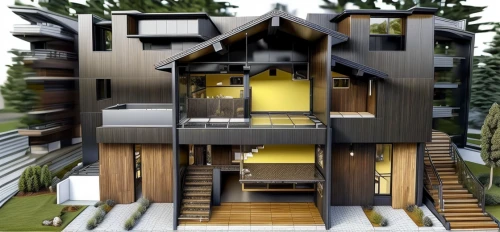 cubic house,modern house,timber house,inverted cottage,wooden house,cube house,two story house,modern architecture,cube stilt houses,eco-construction,japanese architecture,smart house,3d rendering,frame house,residential house,model house,archidaily,dog house frame,build by mirza golam pir,apartment house