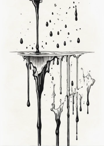 water drip,trickle,oil drop,drips,drop of water,lead-pouring,distillation,water dripping,ink painting,a drop,a drop of water,drops of water,oil in water,dripping,pouring,crude,coffee tea illustration,oil flow,oil industry,drops,Illustration,Black and White,Black and White 34