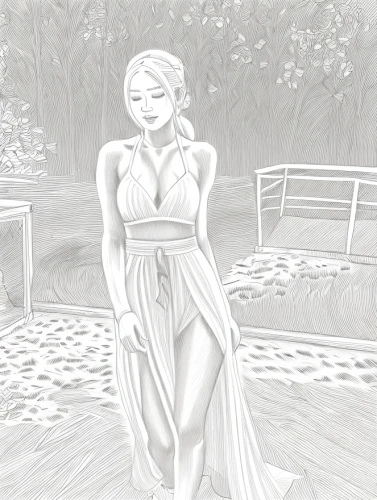 girl in the garden,digital drawing,fashion sketch,fashion illustration,blue jasmine,figure drawing,secret garden of venus,girl drawing,aphrodite,in the garden,drawing mannequin,vintage drawing,bridal clothing,digital painting,weeping angel,decorative figure,girl in a long dress,animated cartoon,girl sitting,game drawing,Design Sketch,Design Sketch,Character Sketch