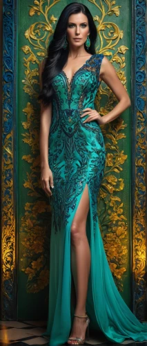 cleopatra,social,celtic queen,miss circassian,celtic woman,blue enchantress,teal blue asia,green mermaid scale,iranian nowruz,turquoise,queen of the night,oriental princess,jasmine blue,genuine turquoise,color turquoise,fantasy picture,persian,fantasy woman,evening dress,sorceress,Photography,General,Fantasy