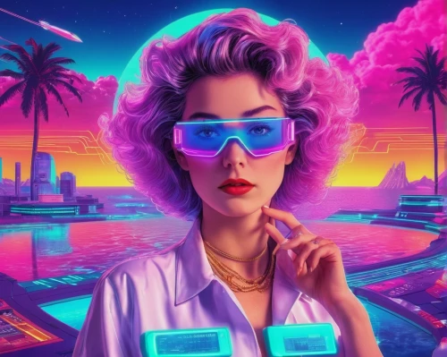 80s,retro woman,retro girl,80's design,retro women,miami,1980's,neon cocktails,cyberpunk,retro eighties,cyber glasses,retro background,retro music,retro style,eighties,retro look,retro styled,1980s,ultraviolet,retro,Conceptual Art,Sci-Fi,Sci-Fi 28