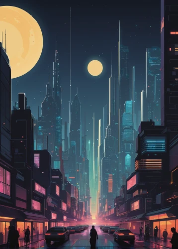 cityscape,futuristic landscape,fantasy city,city lights,sci fiction illustration,metropolis,transistor,city at night,evening city,tokyo city,cyberpunk,citylights,scifi,city,the city,cities,sci - fi,sci-fi,world digital painting,night scene,Conceptual Art,Daily,Daily 08