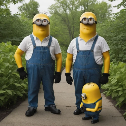 minions,minion tim,minion,dancing dave minion,construction workers,minion hulk,farmers,despicable me,pubg mascot,tool belts,nanas,superfruit,overall,pedestrians,banana family,builders,dad and son outside,anthropomorphized animals,michelin,overalls,Photography,Documentary Photography,Documentary Photography 07