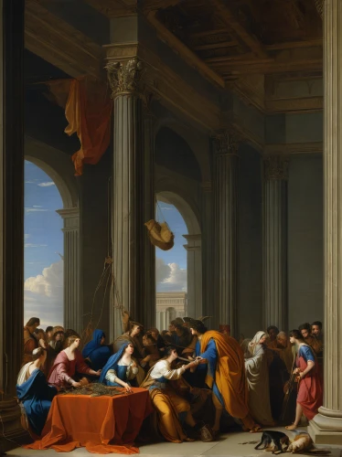 school of athens,apollo and the muses,the death of socrates,bougereau,classical antiquity,apollo hylates,orange robes,neoclassical,thymelicus,louvre,la nascita di venere,apollo,kunsthistorisches museum,barberini,the annunciation,bellini,vittoriano,narcissus of the poets,psyche,2nd century,Art,Classical Oil Painting,Classical Oil Painting 33