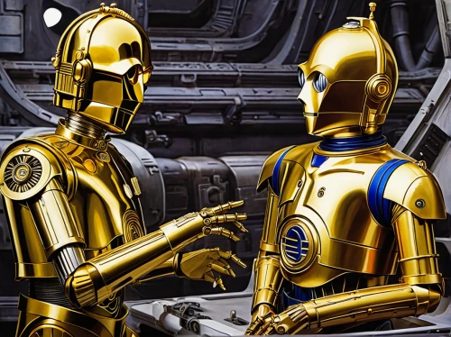 c-3po,droids,droid,starwars,star wars,yellow-gold,foil and gold,gold lacquer,robots,gold paint stroke,sci fi,gold foil 2020,rots,voyager golden record,metal toys,robotics,overtone empire,sci-fi,sci - fi,empire,Illustration,Paper based,Paper Based 26