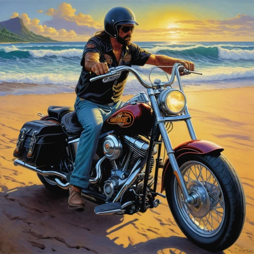 biker,motorcycle,motorcycles,black motorcycle,harley-davidson,harley davidson,motorbike,motorcyclist,motorcycling,motorcycle tours,panhead,ride out,motorcycle tour,motor-bike,motorcycle racer,heavy motorcycle,bullet ride,steve medlin,oil painting on canvas,oil painting,Illustration,Retro,Retro 14