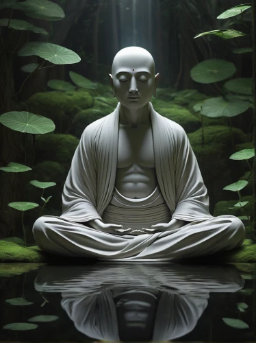 zen,meditation,theravada buddhism,vipassana,buddha,buddha focus,meditate,budha,zen master,somtum,buddhist,stone buddha,meditating,buddha figure,budda,buddah,tea zen,meditative,mind-body,lotus position,Illustration,Realistic Fantasy,Realistic Fantasy 17