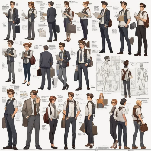 vector people,male poses for drawing,gentleman icons,men clothes,suits,fashion vector,people characters,paper dolls,spy visual,costume design,white-collar worker,illustrations,stand models,office line art,uniforms,businessmen,characters,costumes,sewing pattern girls,paris clip art,Unique,Design,Character Design