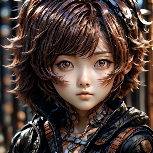 fantasy portrait,anime 3d,female doll,doll's facial features,artist doll,japanese doll,painter doll,3d fantasy,the japanese doll,steampunk,little girl in wind,girl doll,child portrait,girl portrait,world digital painting,game character,mystical portrait of a girl,amano,doll's head,fantasy art