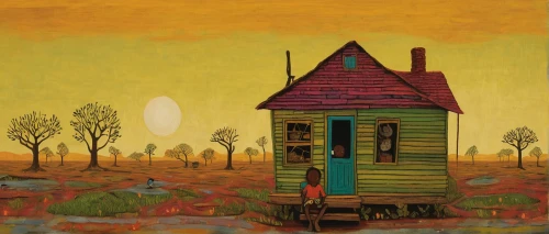 outhouse,lonely house,home landscape,little house,birdhouse,vincent van gough,bird house,small house,house painting,summer cottage,birdhouses,cottage,clay house,wooden hut,suitcase in field,wooden house,woman house,yellow grass,carol colman,country cottage,Art,Artistic Painting,Artistic Painting 25