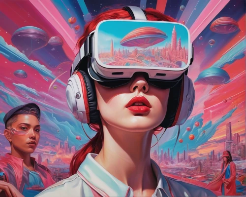 cyberpunk,vr,cyber glasses,vr headset,futuristic,anaglyph,virtual reality,sci fiction illustration,cyberspace,virtual reality headset,science fiction,virtual world,science-fiction,dystopia,scifi,sci-fi,sci - fi,cybernetics,wearables,streampunk,Conceptual Art,Daily,Daily 15