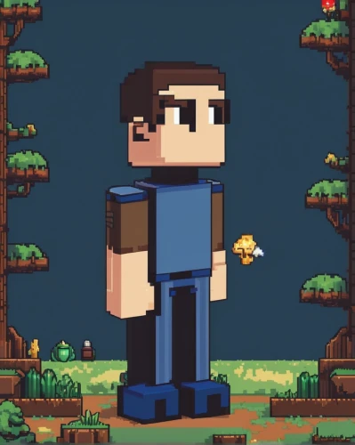 pixel art,farmer in the woods,facebook pixel,pixelgrafic,farmer,minecraft,miner,8bit,blue-collar worker,woodsman,flat blogger icon,pubg mascot,character animation,pixel,pixel cube,gardener,tileable,pixels,retro styled,game character,Unique,Pixel,Pixel 01