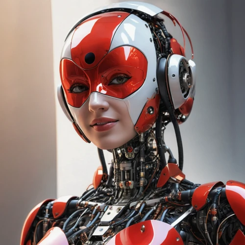 cyborg,cybernetics,darth talon,wearables,streampunk,droid,women in technology,artificial intelligence,wireless headset,electronic music,chatbot,headset,ai,sci fi,social bot,robotics,humanoid,red,cyberpunk,robotic