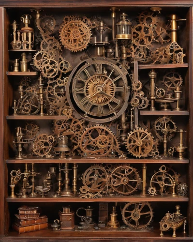 clockmaker,mechanical puzzle,steampunk gears,scientific instrument,watchmaker,cog,mechanical,gears,grandfather clock,clockwork,wooden toys,cogs,mechanical watch,steampunk,old calculating machine,orrery,longcase clock,cogwheel,jigsaw puzzle,steam engine,Illustration,Realistic Fantasy,Realistic Fantasy 13