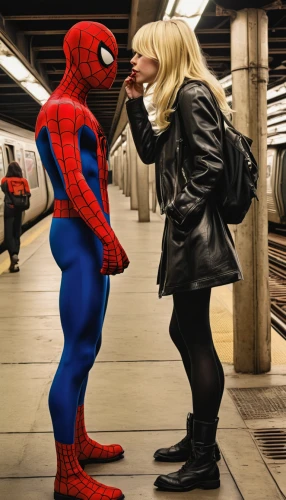 spiderman,spider-man,spider man,blonde woman reading a newspaper,superheroes,comic characters,super heroine,marvel comics,mind the gap,spider network,marvels,the suit,cosplay image,the blonde photographer,superhero,cosplayer,blonde woman,suit actor,superhero comic,blonde sits and reads the newspaper,Conceptual Art,Graffiti Art,Graffiti Art 10