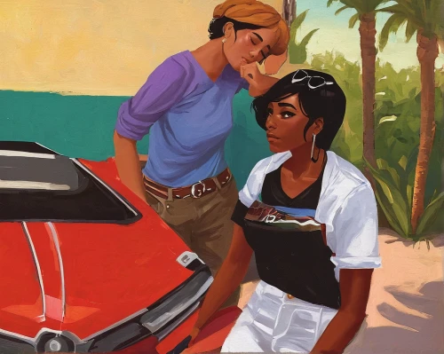 car service,black couple,car repair,cuba background,car hop,tourists,retro women,edsel,edsel bermuda,car care,girl washes the car,afro american girls,car mechanic,auto repair,young couple,girl and car,fiat 126,auto detail,car dealer,auto repair shop,Conceptual Art,Fantasy,Fantasy 15