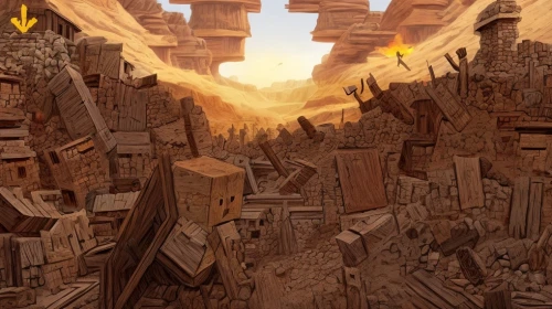destroyed city,post-apocalyptic landscape,ancient city,scorched earth,flaming mountains,sci fiction illustration,human settlement,cardboard background,wasteland,valley of death,burning man,ruins,burning earth,sun burning wood,mountain settlement,backgrounds,trash land,the ruins of the,book cover,post apocalyptic,Game Scene Design,Game Scene Design,Western Style