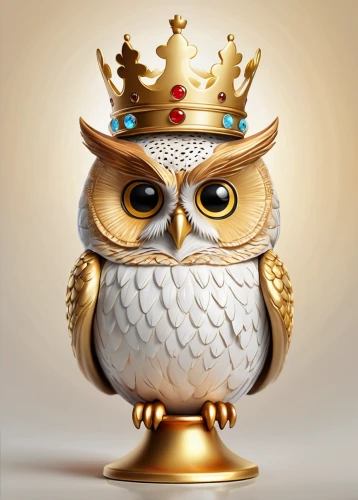 owl,owl-real,reading owl,bubo bubo,boobook owl,owlet,owl art,sparrow owl,crown render,owl background,imperial crown,bart owl,royal crown,golden crown,kawaii owl,brown owl,king crown,heraldic animal,emperor,small owl,Illustration,Japanese style,Japanese Style 19