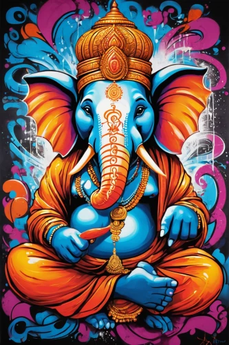 ganesha,lord ganesha,ganesh,lord ganesh,ganpati,mandala elephant,blue elephant,hindu,mantra om,indian elephant,lakshmi,elephantine,elephant,mahout,namaste,dharma,pink elephant,god shiva,hanuman,janmastami,Conceptual Art,Graffiti Art,Graffiti Art 09