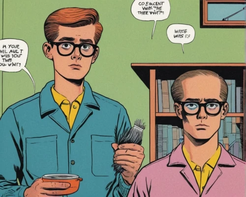 hipsters,comic books,reading glasses,comic bubbles,nerd,riddler,comics,specs,geek,comic book bubble,geek pride day,spectacles,speech balloons,steve rogers,teens,husbands,boyfriends,comic book,glasses glass,theoretician physician,Illustration,American Style,American Style 15
