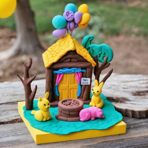 fairy house,wooden birdhouse,children's playhouse,fairy door,easter décor,easter decoration,easter cake,bird house,garden decor,bee house,easter theme,garden decoration,birdhouse,easter nest,wooden flower pot,fairy village,honey bee home,miniature house,felted easter,scandia gnome,Unique,3D,Clay