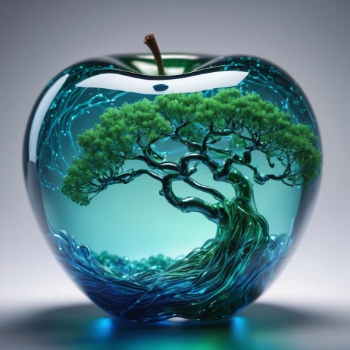 glass painting,glass sphere,apple design,glass ornament,apple logo,glass vase,waterglobe,mother earth,apple world,fractals art,flourishing tree,apple inc,the japanese tree,earth fruit,ecological sustainable development,tree of life,bonsai tree,glasswares,green apple,the branches of the tree,Photography,Artistic Photography,Artistic Photography 11
