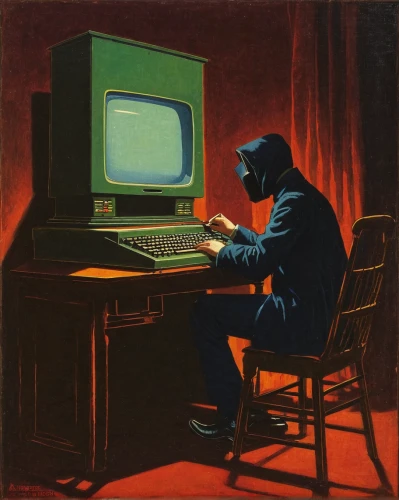 man with a computer,computer,computer addiction,barebone computer,cyber crime,girl at the computer,cyberspace,computer room,computer freak,computer icon,computing,cyber,compute,night administrator,hacker,anonymous hacker,magneto-optical disk,sysadmin,cybercrime,old elektrolok,Art,Classical Oil Painting,Classical Oil Painting 14