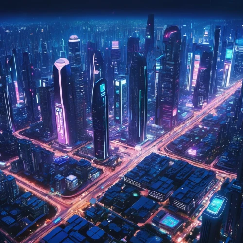 shanghai,metropolis,cyberpunk,chongqing,doha,futuristic landscape,dubai,wuhan''s virus,futuristic,tianjin,nanjing,city at night,fantasy city,hong kong,city cities,dystopian,cityscape,kowloon,zhengzhou,cities,Conceptual Art,Sci-Fi,Sci-Fi 04