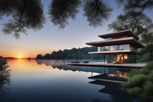 house by the water,house with lake,modern architecture,modern house,dunes house,floating huts,futuristic architecture,asian architecture,lake view,luxury property,mid century house,japanese architecture,beautiful home,houseboat,summer house,mirror house,cube stilt houses,floating island,boat house,boathouse,Photography,Artistic Photography,Artistic Photography 06