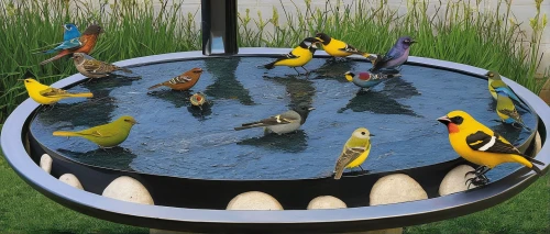 bird bath,goldfinches,edible parrots,birdfeeder,fish pond,bird feeder,water birds,bird in bath,garden birds,bird feeding,bird food,birds blue cut glass,dug-out pool,group of birds,bird kingdom,bird home,bird bird kingdom,migratory birds,food for the birds,finches,Illustration,Retro,Retro 05